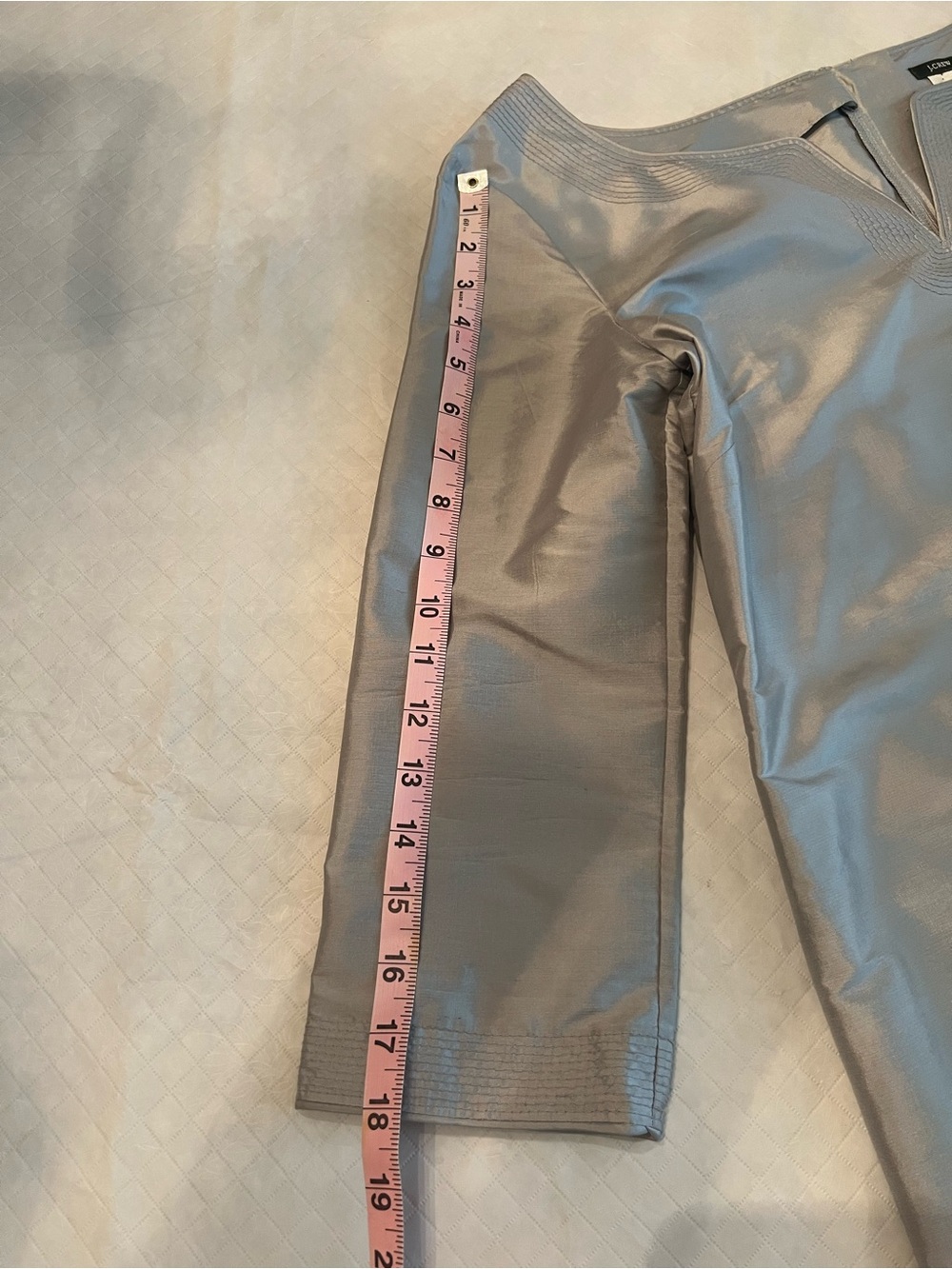 J. Crew Silver Shift Midi Dress - Picture 10 of 10